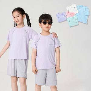 [조이멀티]냉감아이스 아동 기능성 쿨 반팔 상하복세트 205816