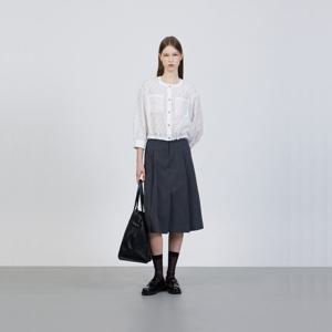 [쥬크]버튼업 프린지 긴팔 블라우스 (Z252MSC022)