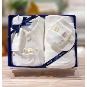 압소바 HK(25년가을)네이처 오가닉 배냇가운 속싸개 손싸개세트(선물3종) (A2C10125V)