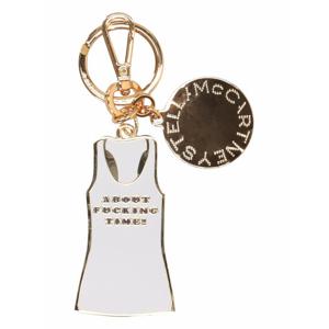 [STELLA MCCARTNEY] 라프리마 여성 팔찌 ABOUT F CKING 타임 탱크 탑 참 BRASS ENAMEL 7V0127WP0571 8098 빈티지 골드 /9