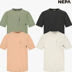 [네파] 남여공용 루즈핏 우븐 티셔츠 이월상품 7JD5372