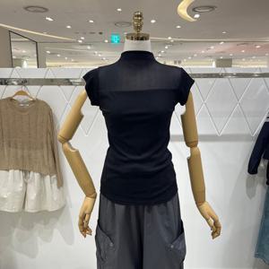 [밸리걸] 하이넥 슬림 티셔츠 242220