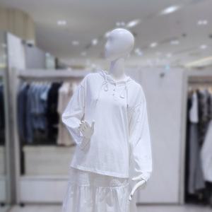 [밸리걸] 오버사이즈 후드 똑딱이 티셔츠 819190