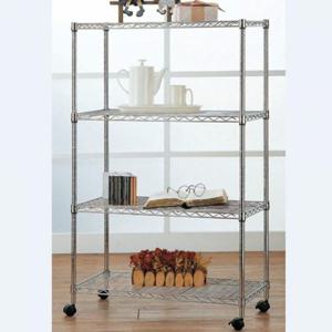 리빙나이스 메탈랙선반 900 4단 5172) 메탈선반 선반 인테리어선반 메탈랙 철재선반 다용도선반 철제선반