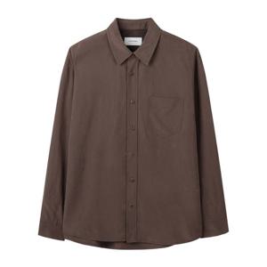 [커스텀멜로우]와인 릴렉스 핏 레이온 셔츠 CWSAW24113WIX