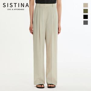 [SISTINA] 인기 모던 투턱 와이드 팬츠_AWWSLP21330