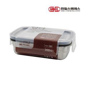 [한일스텐레스]한일스텐레스 담다 직사각 밀폐용기 3호