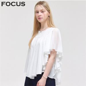 날개 소매 쉬폰 블라우스_VFI5M1BL5431