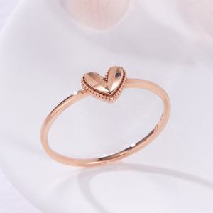 [비앤비골드] 14K 버블 하트 리프컷팅 반지 NPR41575