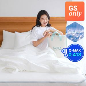 [썸머세일 50%할인][마이아] 스노우볼 듀라론 고중량 냉감3종 풀세트 Q (패드+이불+ 베개커버 2개)