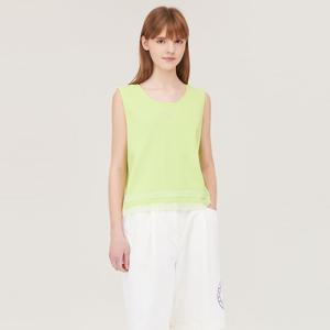 [베네통] 메쉬 패널 슬리브리스 니트_BAKP72531YG