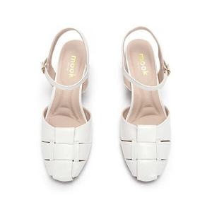 [무크] 여성 핸드 크래프트 사이드 오픈 샌들 5CM(516422901)