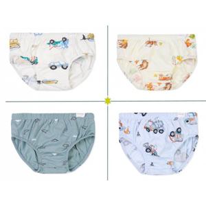 오가닉맘 코니스 캠핑멀 블카 미니디노남아브리프(삼각팬티)4종세트 (MKFUUP01091112)