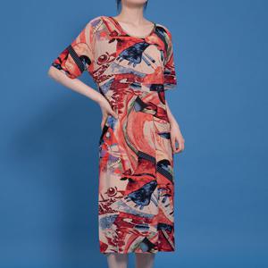 엄마옷 마담4060 프르츠원피스-QD000004-