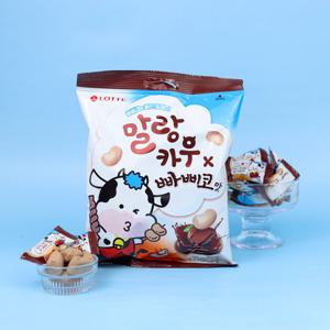 롯데웰푸드 말랑카우 빠삐코맛 158g