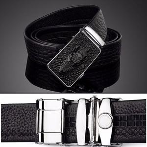 크로커다일 자동 소가죽 벨트 LBQ-A006