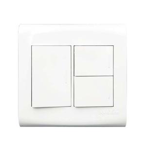 방 벽 전기 전등 스위치 커버 중3구 1로 산업 연결