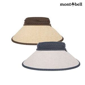 몽벨 여성 밀짚 패턴 배색햇_ML5BMWCS
