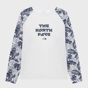 [노스페이스] 남성 서피 프린트 긴팔 래쉬가드 NT7TR03A_MDN