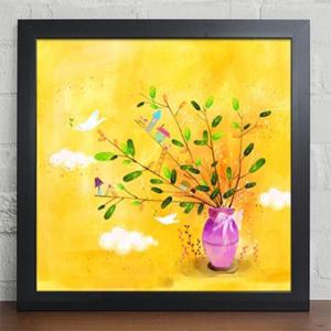 아트박스/꾸밈 cy081-즐거운 상상나라04_화분 위의 집