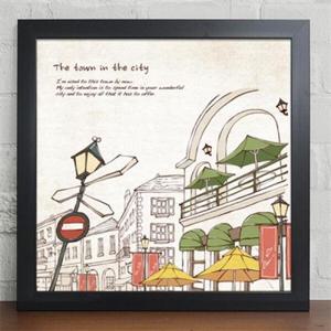 아트박스/꾸밈 ix056-더타운인더시티