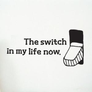 아트박스/꾸밈 cc013-인생의스위치_그래픽스티커