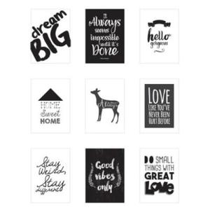 아트박스/모노라이크 왈가닥스 데코 포토카드 9P 타이포그래피