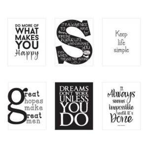 아트박스/모노라이크 왈가닥스 데코 포토카드 3P 타이포그래피