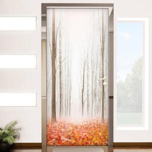 아트박스/꾸밈 cb096-낙엽으로뒤덮인가로수_현관문시트지