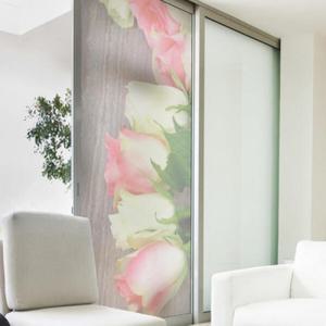 아트박스/꾸밈 cj596-장미꽃송이_유리문시트지