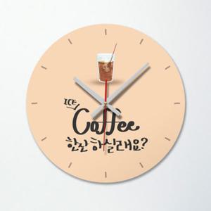 아트박스/꾸밈 cb165-아이스커피한잔_인테리어벽시계