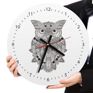 아트박스/꾸밈 ch385-젠탱글아트풍수부엉이_인테리어벽시계