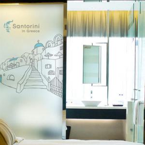 아트박스/꾸밈 ik339-산토리니로가자_유리문시트