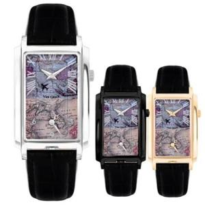 아트박스/글륵 세계지도 듀얼타임 손목시계 VG503 시리즈