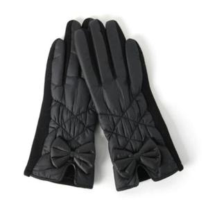 아트박스/베네 패딩리본 포인트 스마트터치 장갑