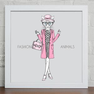 아트박스/꾸밈 cw419-패션애니멀_여성정장