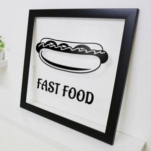 아트박스/꾸밈 cb322-패스트푸드_투명액자