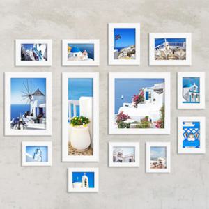 아트박스/꾸밈 cw503-기분좋은산토리니여행_액자세트