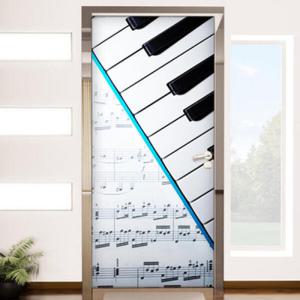 아트박스/꾸밈 cj458-악보와피아노_현관문시트지