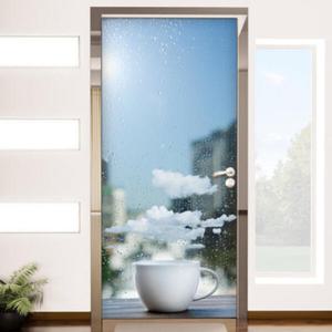 아트박스/꾸밈 cj505-컵위에몽실몽실구름이_현관문시트지