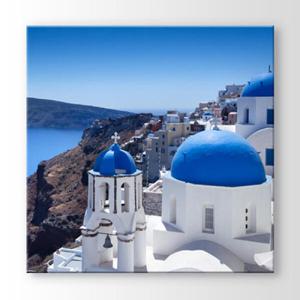 아트박스/꾸밈 cy679-그리스명소산토리니_블루오션_노프레임액자