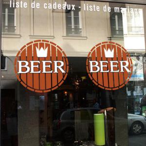 아트박스/꾸밈 ch275-엔티크비어라벨(2톤)_포인트스티커