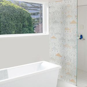 아트박스/꾸밈 ch306-오렌지색연필마을_유리문시트지