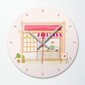 아트박스/꾸밈 cb245-아이스크림가게_인테리어벽시계