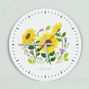 아트박스/꾸밈 cg005-행복한해바라기_인테리어벽시계