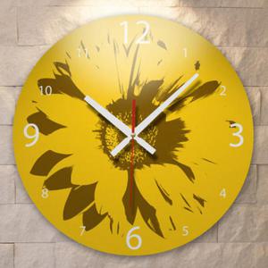 아트박스/꾸밈 ik349-한곳만바라보는해바라기_인테리어벽시계
