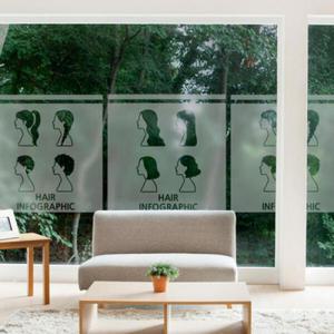 아트박스/꾸밈 im278-헤어인포그래픽 반투명시트지_글라스시트지