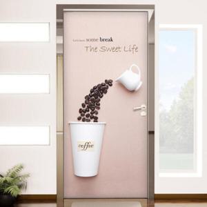 아트박스/꾸밈 cm264-감성을담은커피_현관문시트지