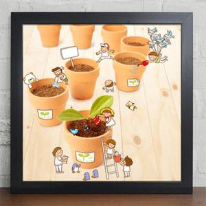 아트박스/꾸밈 iy250-천방지축 아이들_인테리어액자