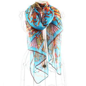 아트박스/더로라 실크 스카프 - 실크 아틀란티스S5016